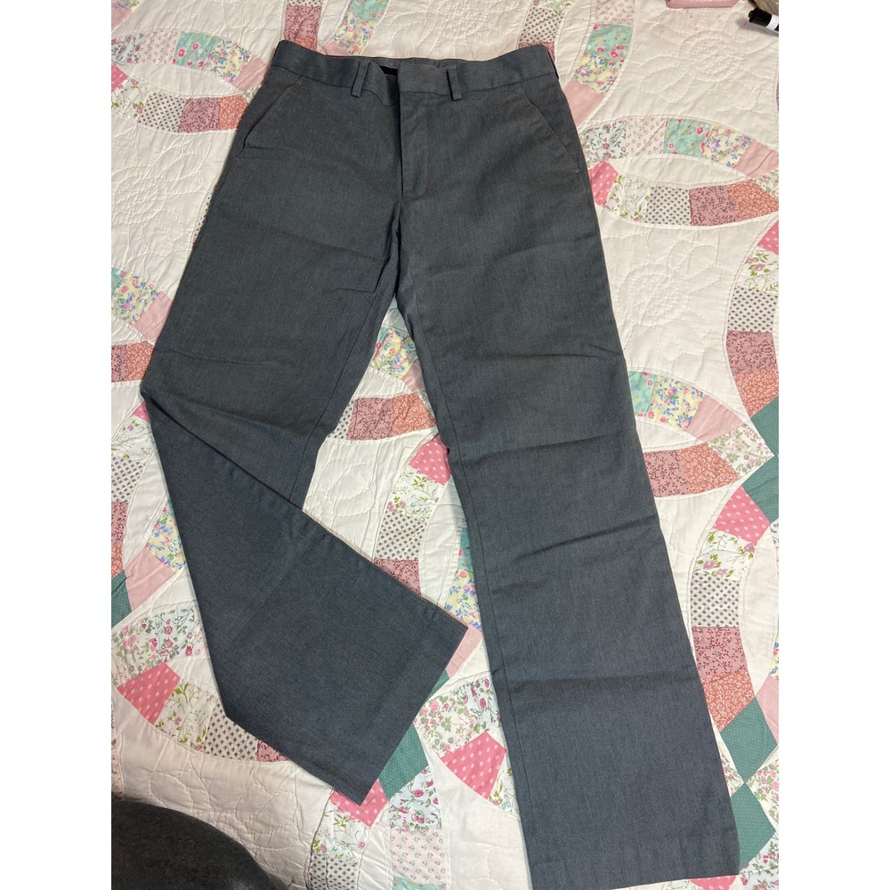 Express Design Studio Mens Gray Dress Pants 30x32 Soft Cotton Stretch Chino